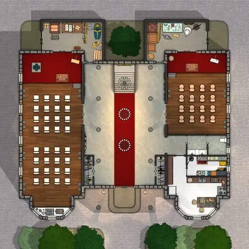 Mrs Dubois Auction House - Ground Floor - Day