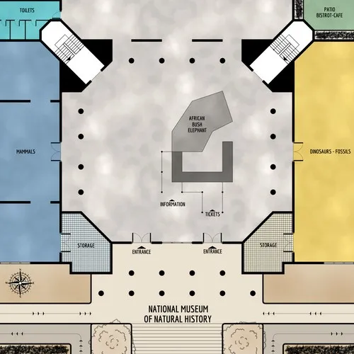 National Museum Of Natural History - Floor Plan