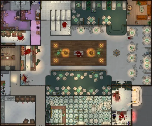 - Night Club - Ceremony - Splatter - Night