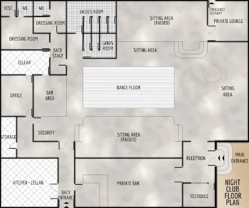 - Night Club - Floor Plan