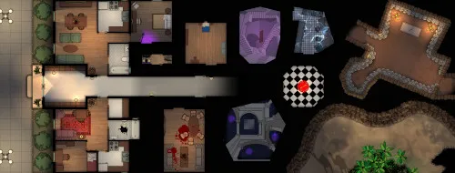 Non Euclidean Geometry Apartments - Night