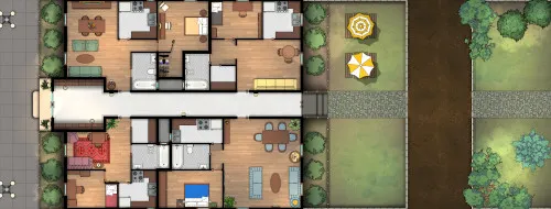 Non Euclidean Geometry Apartments - Normal - Day