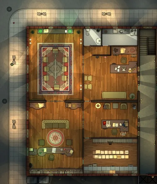 Notary Office - Night