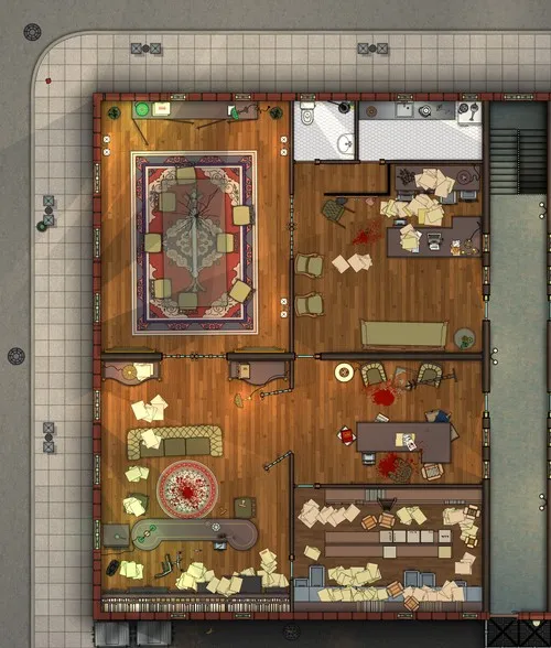 Notary Office - Splatter - Day