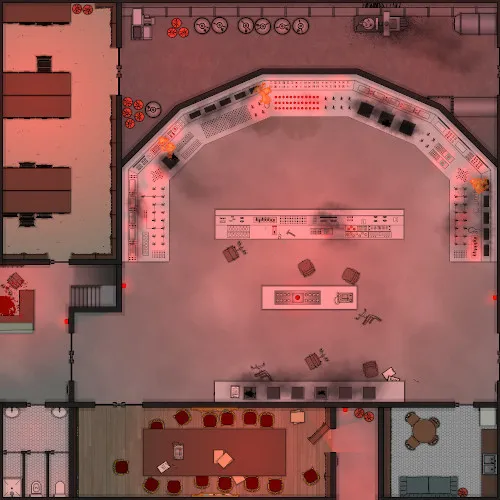 Nuclear Power Plant Control Room - Ground Floor - Emergency