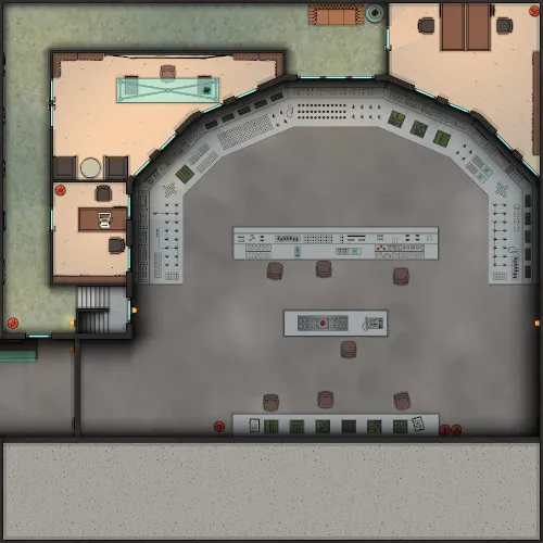 Nuclear Power Plant Control Room - Mezzanine