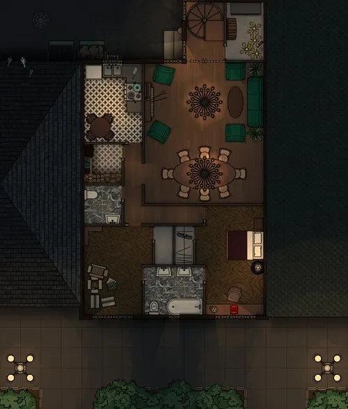 Occult Bookstore - First Floor - Night