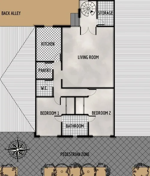 Occult Bookstore - Floor Plan - First Floor