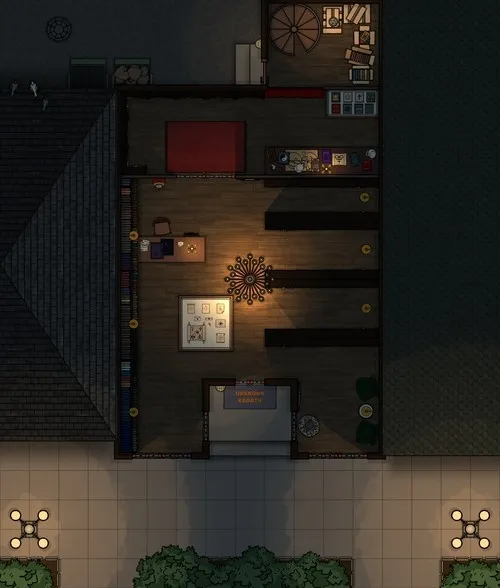 Occult Bookstore - Ground Floor - Night