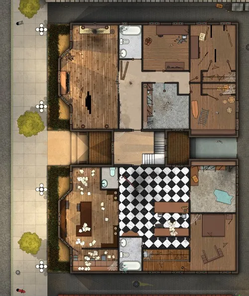 Office Apartments - Abandoned - Day