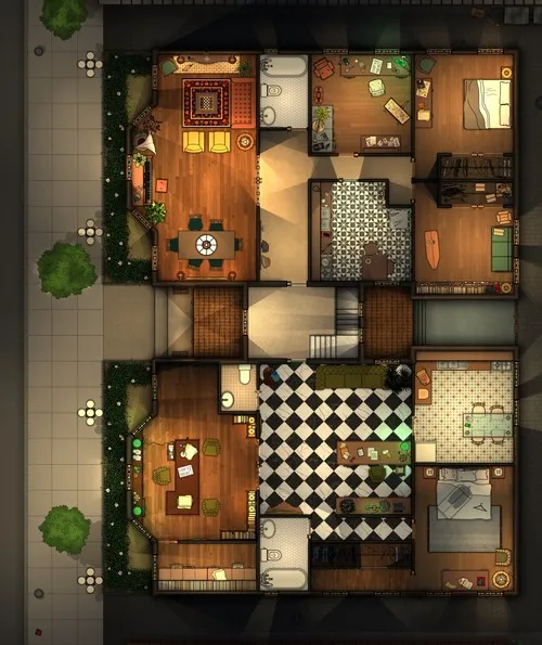 Office Apartments - Night