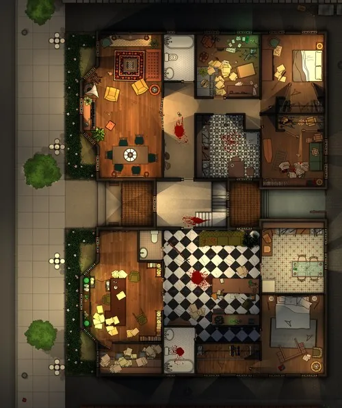 Office Apartments - Splatter - Night 1