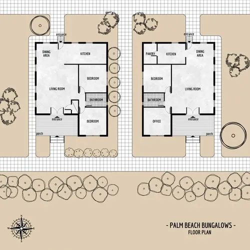 Palm Beach Bungalows - Floor Plan