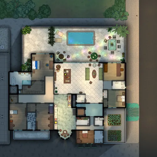 Penthouse - Night - Party