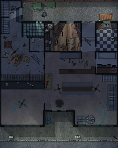 Pet Shop - Abandoned - Night