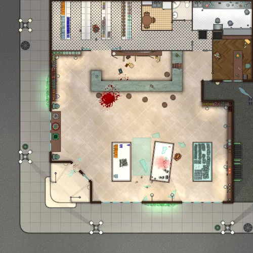 Pharmacy - Day - Raid