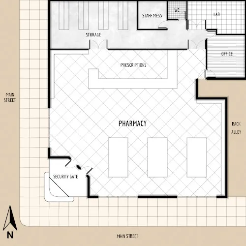Pharmacy - Floor Plan