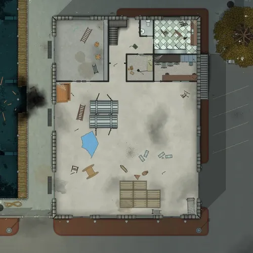 Pier Warehouse - Ground Floor - Abandoned - Day