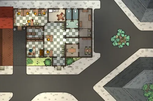 Police Station - Ground Floor - Day - No Vehicles