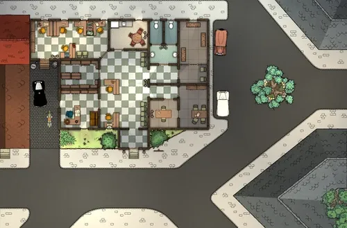 Police Station - Ground Floor - Day