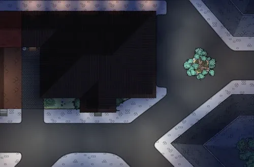 Police Station - Roof - Night - No Vehicles