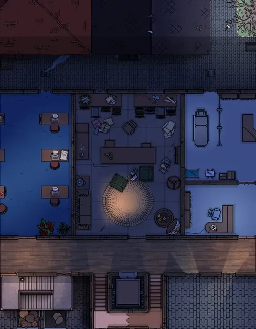 Private Investigators Office - Robbery - Night