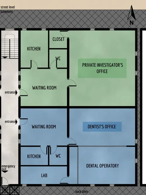 Private Investigators And Dentists Offices - Floor Plan