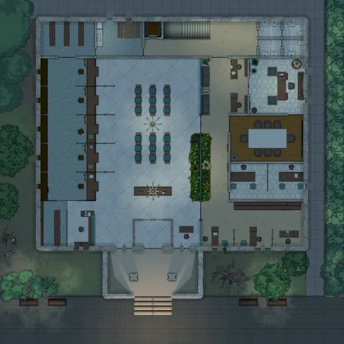 Providence Bank - Ground Floor - Night