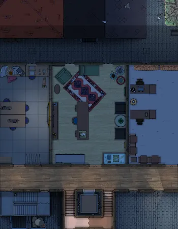 Psychoanalysis Room - Night - Empty