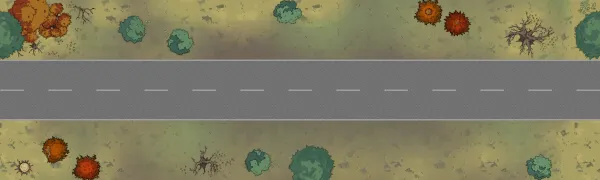 Road Chase Scene - Autumn - Day