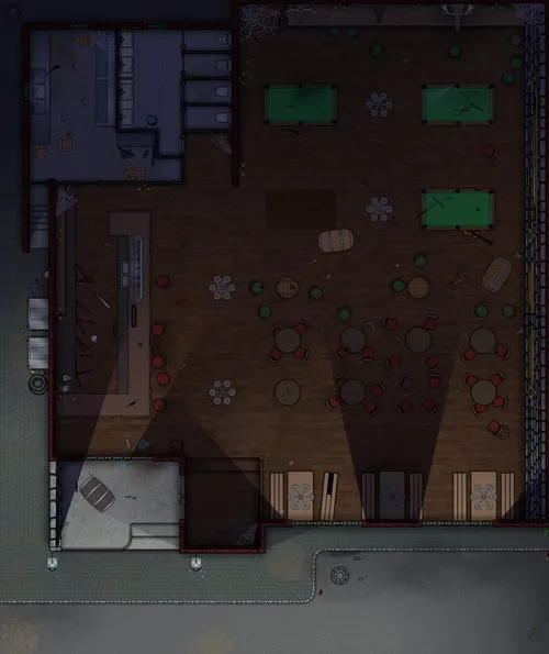 Rock Bar - Abandoned - Night