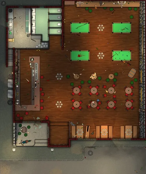 Rock Bar - Fight - Day