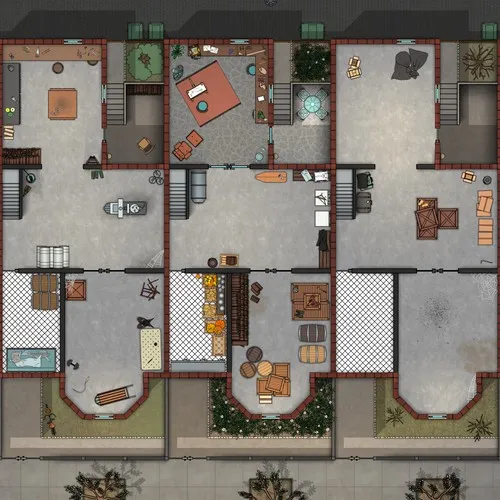 Row Houses - Basement - Day