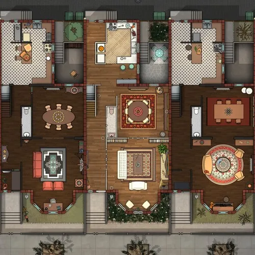 Row Houses - Ground Floor - Day