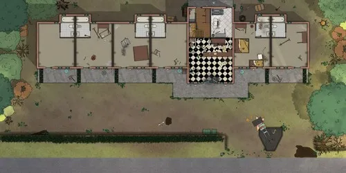 Rural Motel - Ground Floor - Abandoned - Day