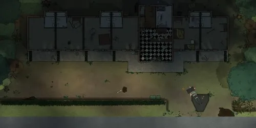 Rural Motel - Ground Floor - Abandoned - Night