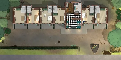 Rural Motel - Ground Floor - Day