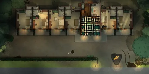 Rural Motel - Ground Floor - Night