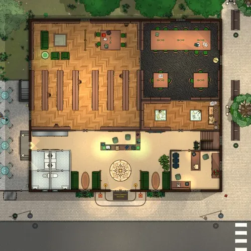 Salem Library - Ground Floor - Day
