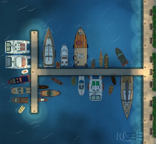 Salem Marina 4 - Night