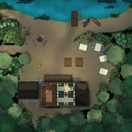 Scout Campsite - First Floor - Day