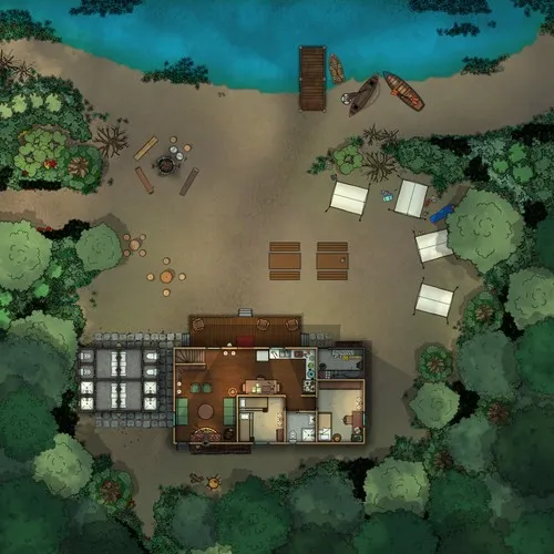 Scout Campsite - Ground Floor - Day