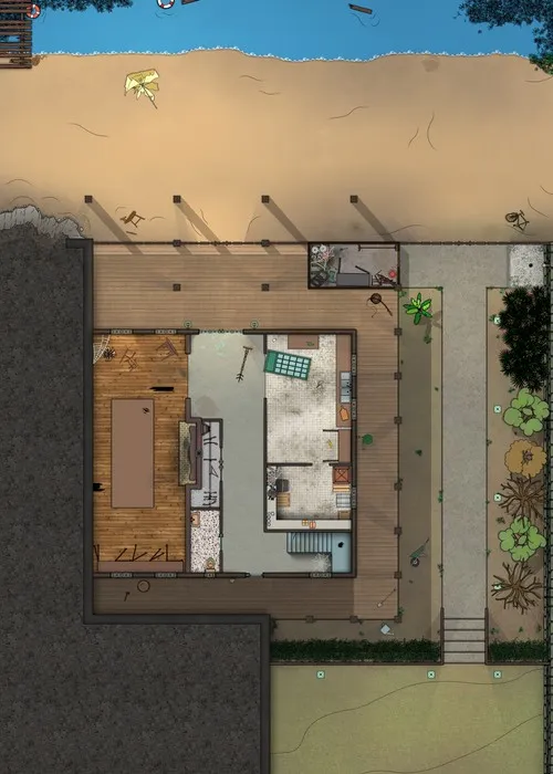 Sea Side Cottage - Basement - Abandoned - Day