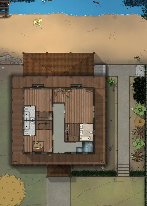 Sea Side Cottage - First Floor - Abandoned - Day