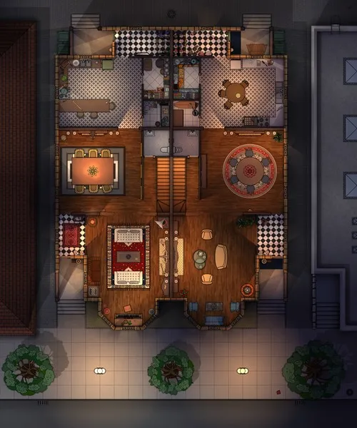 Semi Detached Houses - Ground Floor - Night