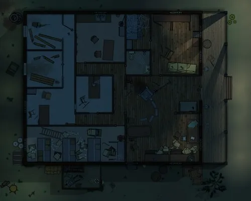 Sheriffs Office - Abandoned - Night