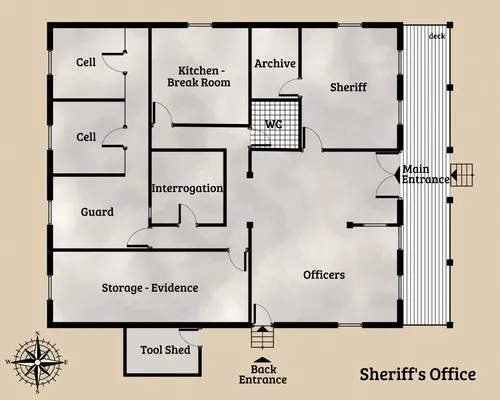 Sheriffs Office - Floor Plan