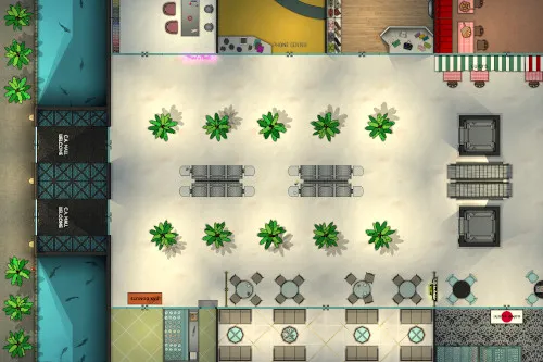 Shopping Mall - Modern - Ground Floor - Night