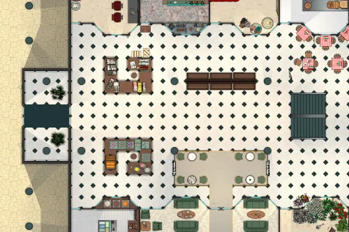 Shopping Mall - Vintage - Ground Floor - Day