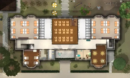 Sisters of Clarity Orphanage - First Floor - Day